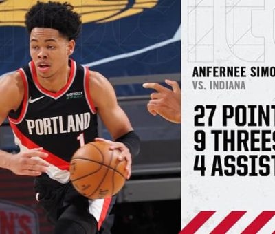 Anfernee Simons vs Pacers