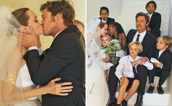Brad Pitt and Angelina Jolie Wedding
