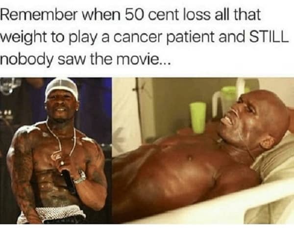 50 cent weight loss meme