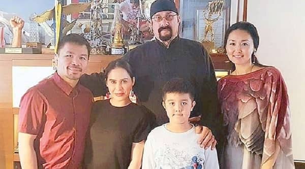 Seagal family and Pacquiao