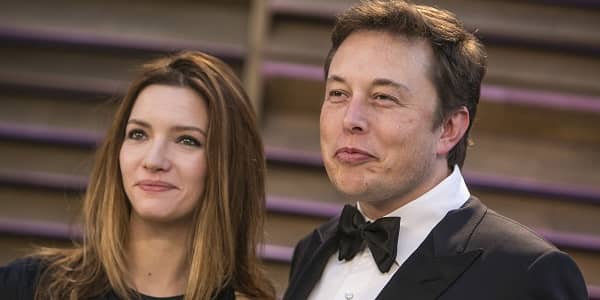 Elon and Justine Musk